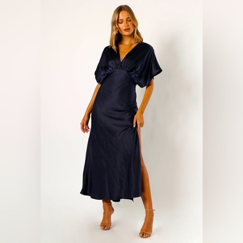 Petal & Pup Ricki Maxi Timeless Dress Midnight Indigo Women’s Size Large